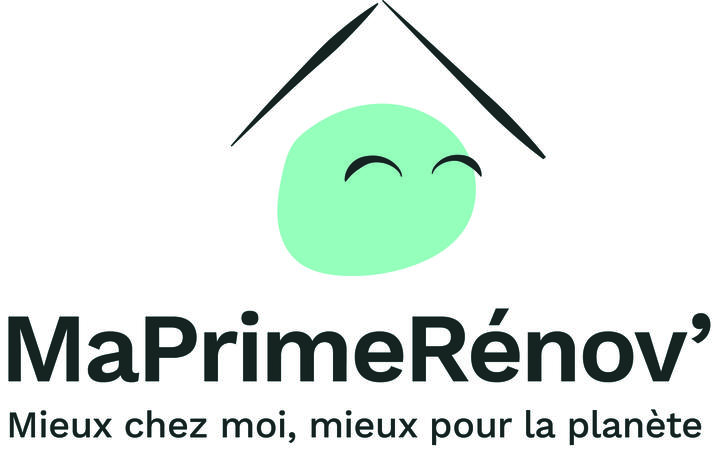 logo Ma prime Rénov pour pose PAC air-air et air-eau par frigoriste Dnergie33 entre Créon et Libourne
